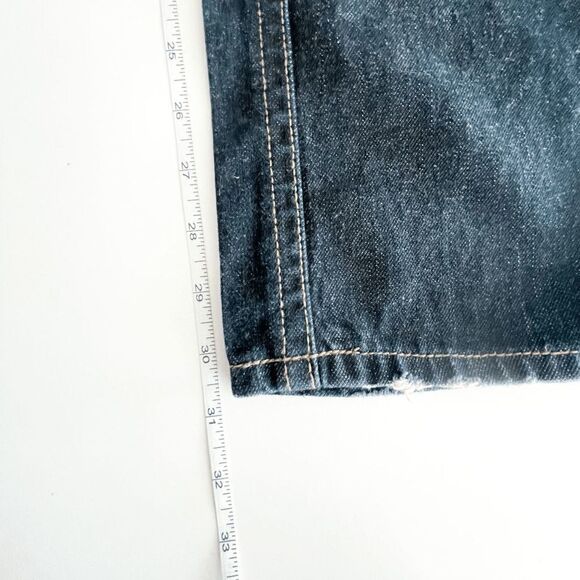 Harley Davidson Mens Denim Jeans Straight Leg Blue Wash Size 31 - Picture 8 of 10